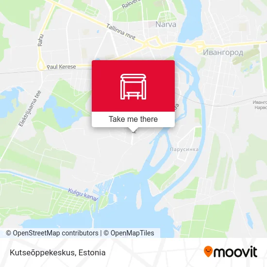 Карта Kutseõppekeskus