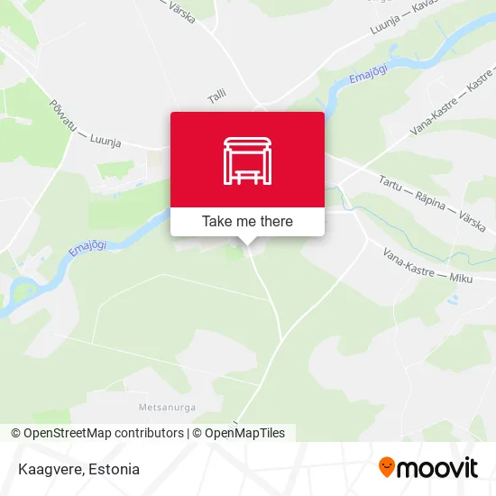 Карта Kaagvere
