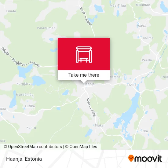 Карта Haanja