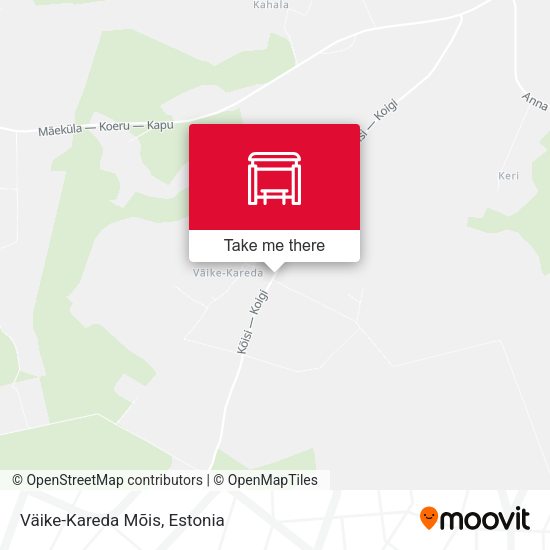 Карта Väike-Kareda Mõis