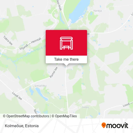 Карта Kolmeõue