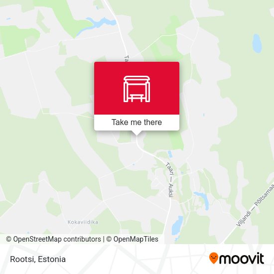 Карта Rootsi