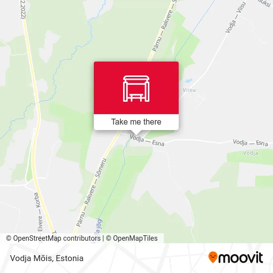 Карта Vodja Mõis