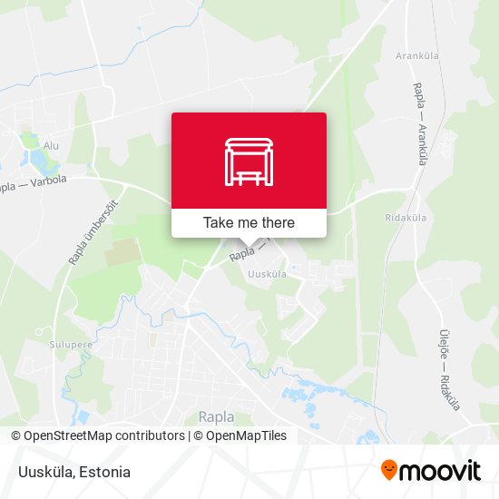 Карта Uusküla
