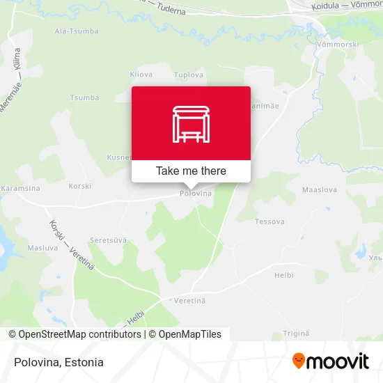 Карта Polovina