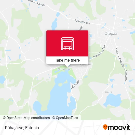 Карта Pühajärve