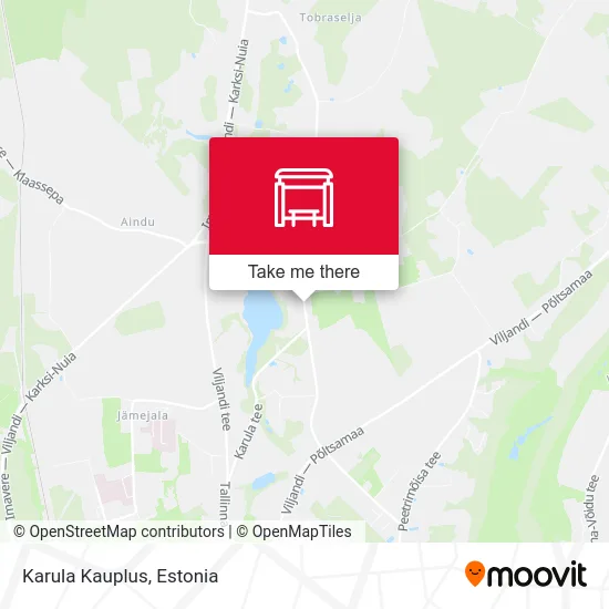 Карта Karula Kauplus