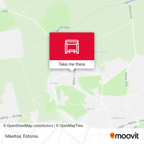 Карта Mäeltse