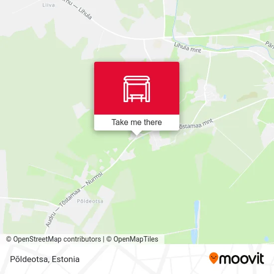 Карта Põldeotsa