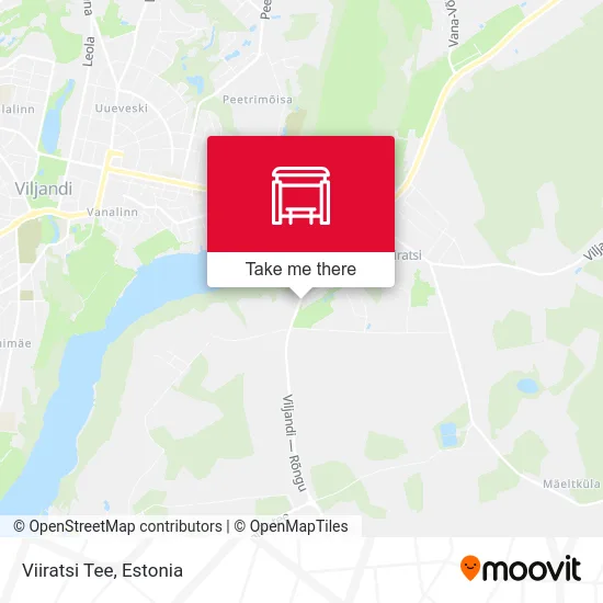 Карта Viiratsi Tee