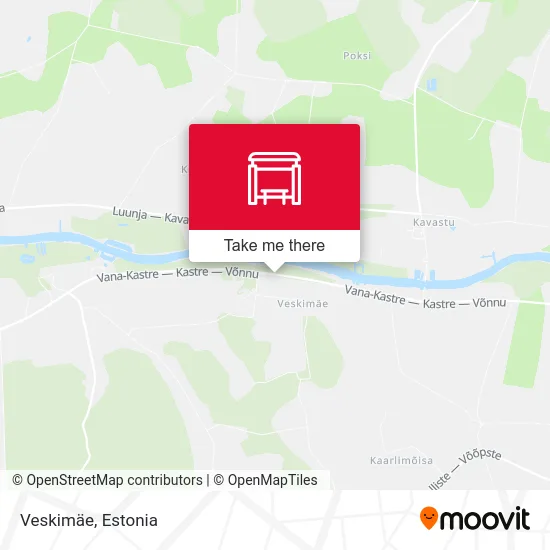 Карта Veskimäe
