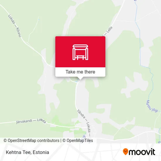 Карта Kehtna Tee