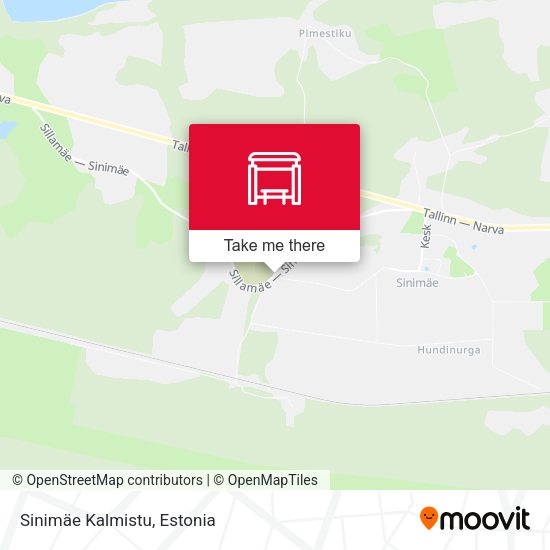 Карта Sinimäe Kalmistu