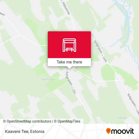 Карта Kaavere Tee