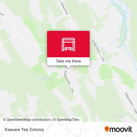 Карта Kaavere Tee