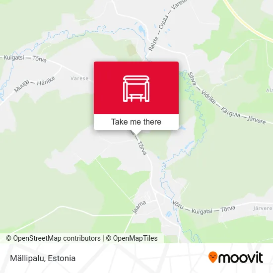 Карта Mällipalu