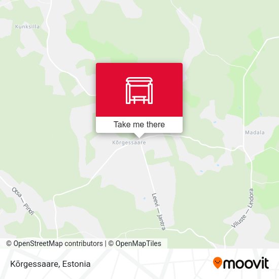Карта Kõrgessaare