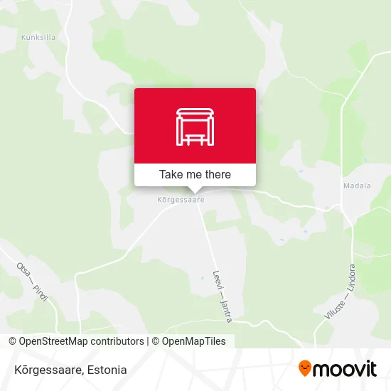 Карта Kõrgessaare