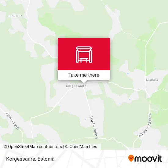 Карта Kõrgessaare
