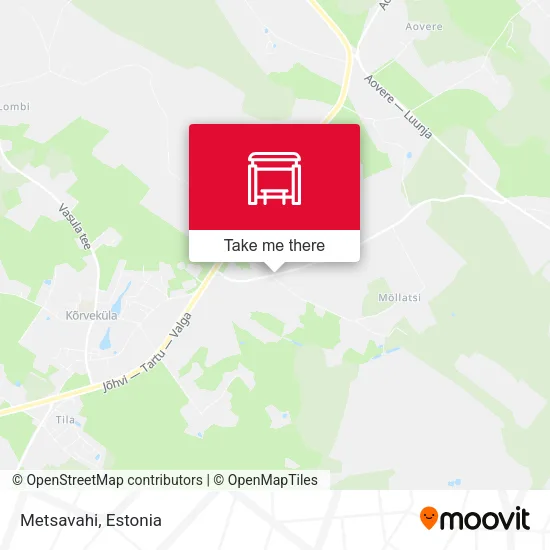 Карта Metsavahi