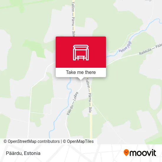 Карта Päärdu