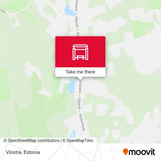 Карта Võistre