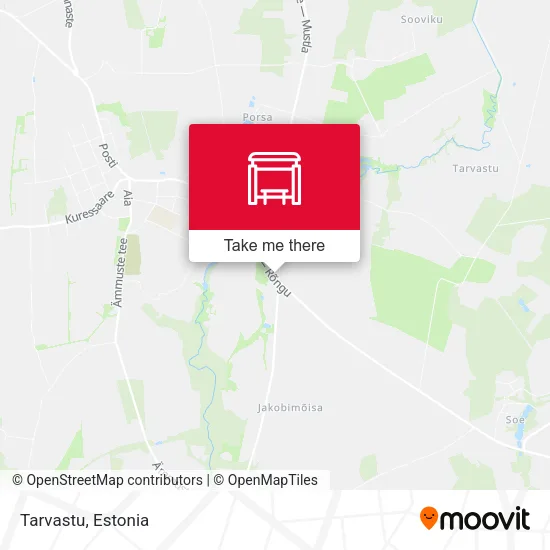 Карта Tarvastu