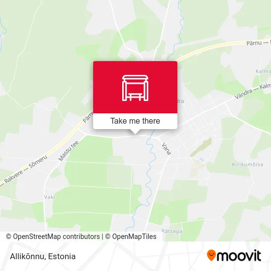 Карта Allikõnnu