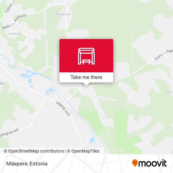 Карта Mäepere