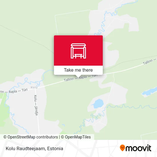 Карта Kolu Raudteejaam
