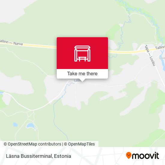 Läsna Bussiterminal map