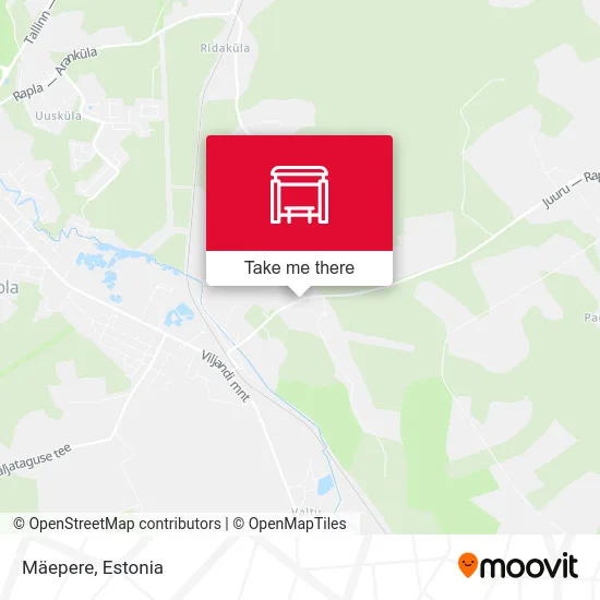 Карта Mäepere