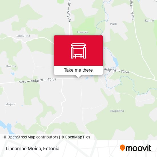 Linnamäe Mõisa map