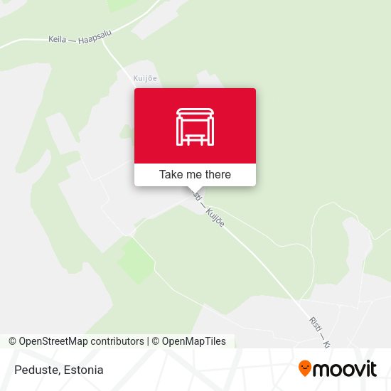 Карта Peduste