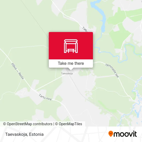Карта Taevaskoja