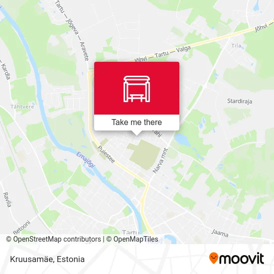 Карта Kruusamäe