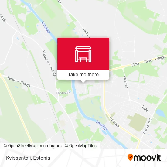 Карта Kvissentali