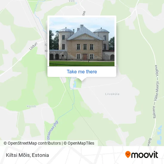 Карта Kiltsi Mõis