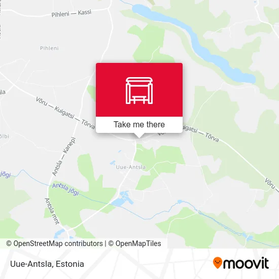 Карта Uue-Antsla
