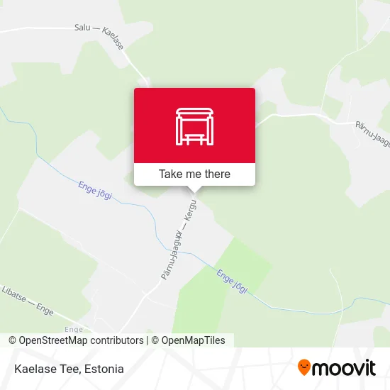 Карта Kaelase Tee