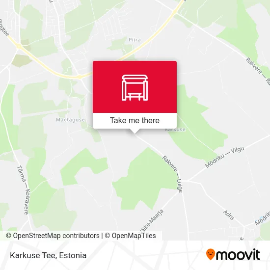 Карта Karkuse Tee