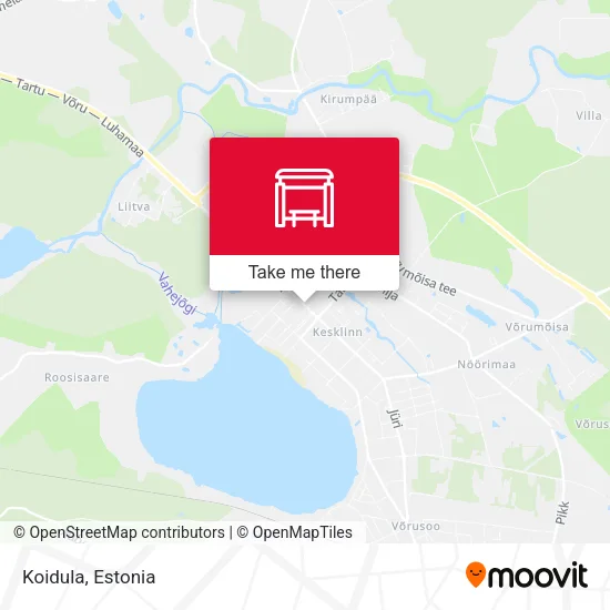 Карта Koidula