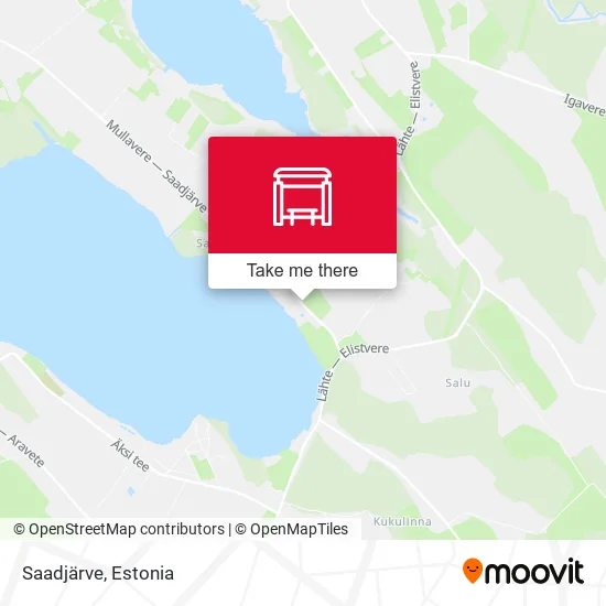 Карта Saadjärve