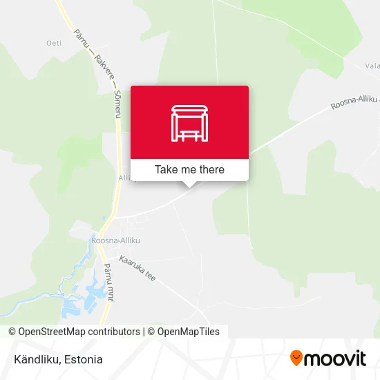 Карта Kändliku