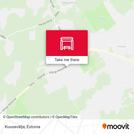 Карта Kuusevälja
