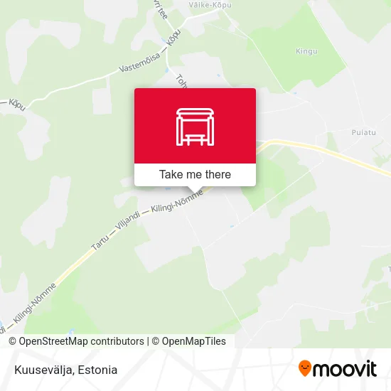 Карта Kuusevälja
