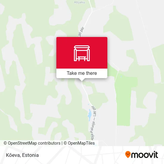 Карта Kõeva