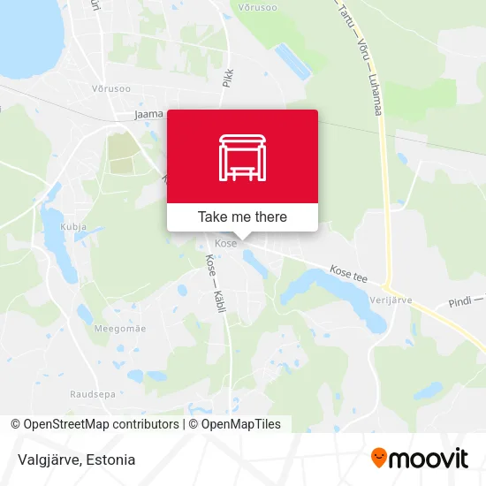 Карта Valgjärve