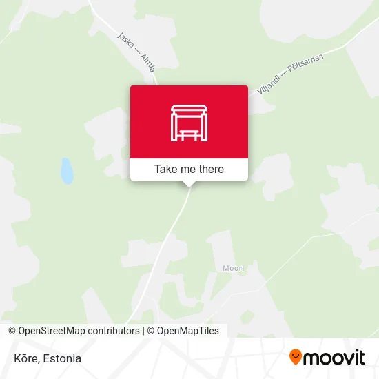 Карта Kõre