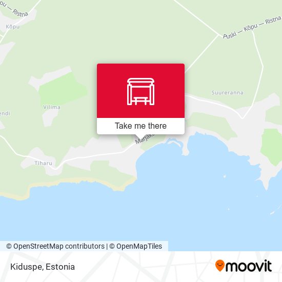 Карта Kiduspe